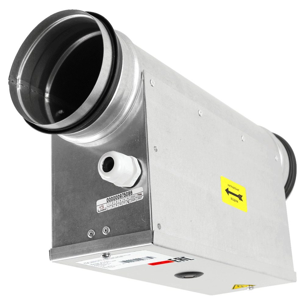 Электрический нагреватель для круглых каналов ZILON ZEA 200-3,0/1 Электрический нагреватель для круглых каналов ZILON ZEA 200-3,0/1