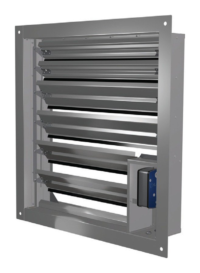 Клапан дымоудаления ДМУ-МС 450×350 многостворчатый Клапан дымоудаления ДМУ-МС 450×350 многостворчатый